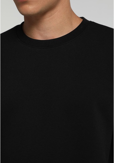 Colin's Colins Regular Fit Yuvarlak Yaka Düz Erkek Siyah Sweatshirt Cl1082264 Q1.v2 Blk