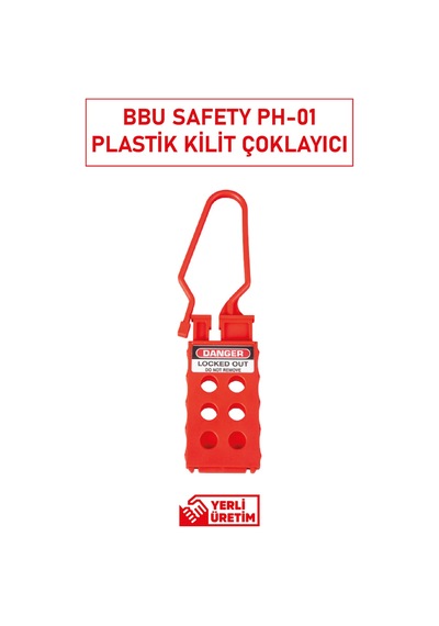 Bbu Safety Ph-01 Plastik Kilit Çoklayıcı Hafif, Dayanıklı Ve Elektrik Yalıtımlı Tasarım