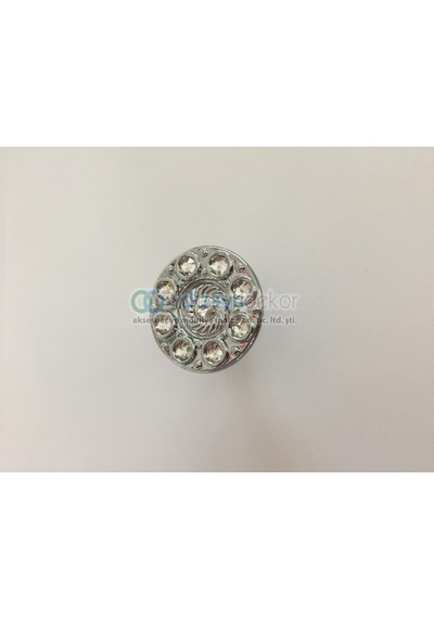 Swarovski Taşlı Tekli Midi Krom