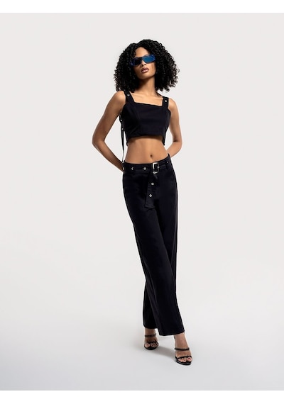LOFT Straight Leg Kadın Pantolon Lf2035101 Q1.v1 Siyah