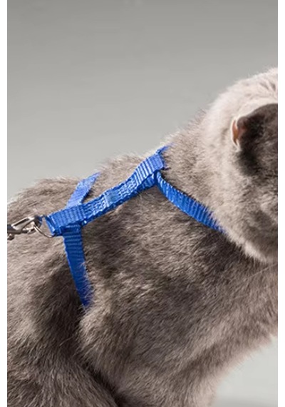 Thentech Kedi Sırt Tasması Kancalı Sağlam Kedi Tasması Göğüs Tasması Park Gezileri İçin Tasma