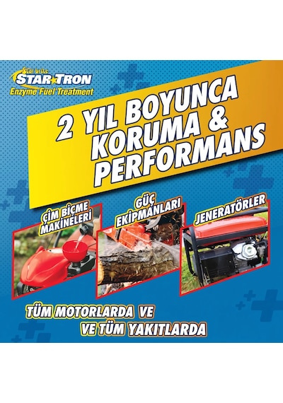 Starbrite - Star Tron Enzim Katkılı Benzin Katkısı 473 Ml : Etanol Sorunlarına Son, Benzinli Motorlar İçin Enzim Gücüyle Profesyonel Koruma