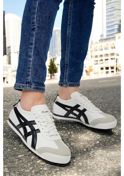 Etayger Beyaz Siyah 40-45 Unisex Günlük Spor Ayakkabı Beyaz - Siyah
