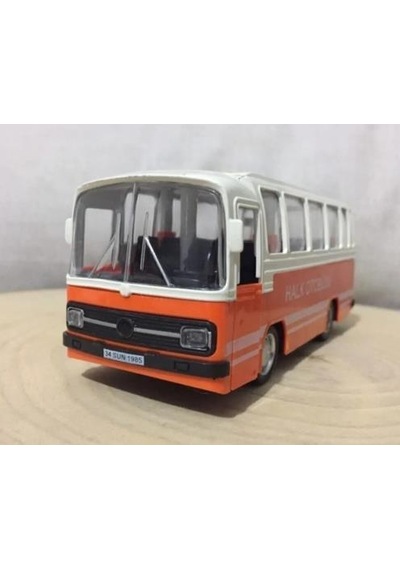 Oyuncak Işıklı Sesli 1/36 Çek Bırak Turuncu Halk Otobüsü