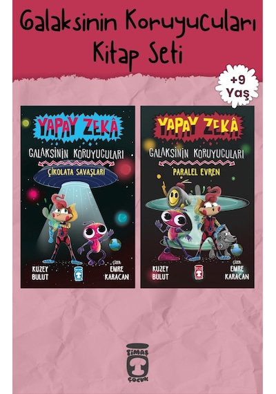 Galaksinin Koruyucuları Yapay Zeka 2 Kitap Set - Kuzey Bulut - Timaş Çocuk - 9-10 Yaş Bilim Kurgu Macera