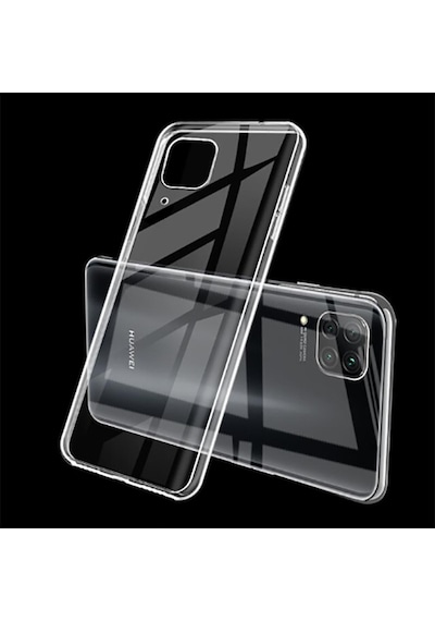 Huawei P40 Lite Kılıf Lüx Şeffaf Silikon Kılıf