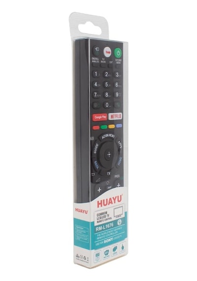 HUAYU KL RM-L1676 SONY GOOGLE PLAY-NETFLIX-YOUTUBE TUŞLU UNIVERSAL LCD LED TV KUMANDA