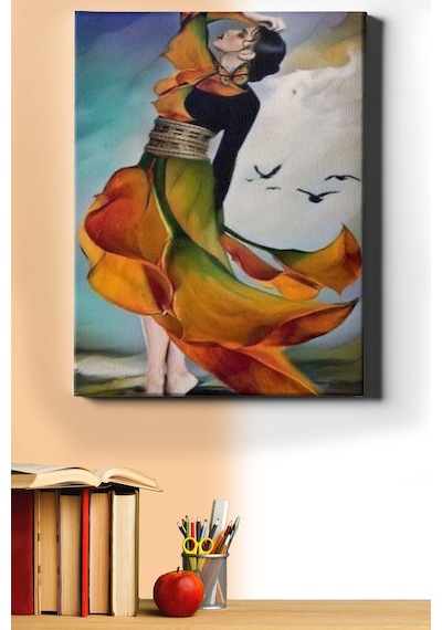 Webstyle Sayılarla Boyama Seti Kasnaklı Pişman Kadın 60 X 75 Cm