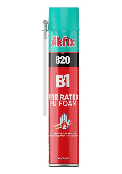 Fa015 Akfix 820 Pu Pipetli Yangına Dayanıklı B1 Köpük 750ml B850 Belirtilmemiş