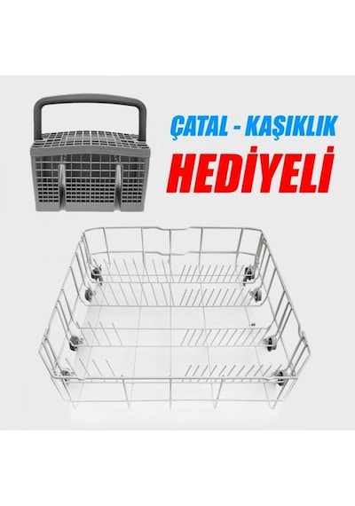 Grundig Uyumlu Bulaşık Makinesi Alt Sepet Ürün ( Kaşıklık (482920015)
