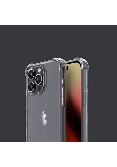 Apple Uyumlu iPhone 15 Pro Max Zore Nitro Anti Shock Silikon-renksiz Renksiz Renksiz
