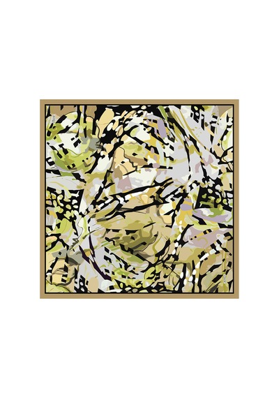 Arancia Yeşil 90x90 İpek Tivil Eşarp Yeşil Yeşil