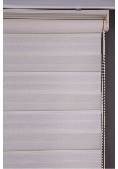 Oba Perde Keten Zebra Perde Beyaz 100 x 190