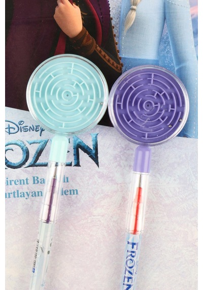 Yeni Sezon Lisanslı Elsa Frozen Yumurtalayan Labirent Figürlü Geçmeli Kurşun Kalem