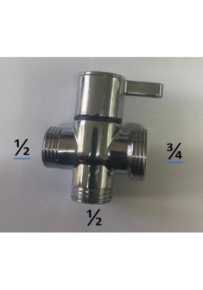 Hms 1/2-1/2-3/4 Banyo Robot Duş Seti Yönlendirici Ara Musluk Krom Hms 1/2-1/2-3/4 Banyo Robot Duş Seti Yönlendirici Ara Musluk Krom