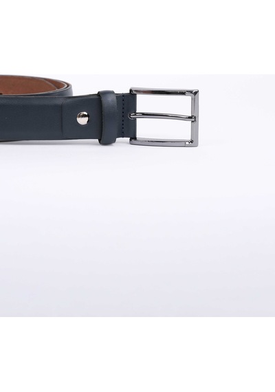 Morven Erkek Lacivert Classic Analin Deri Kemer 22mc006005200 Lacivert