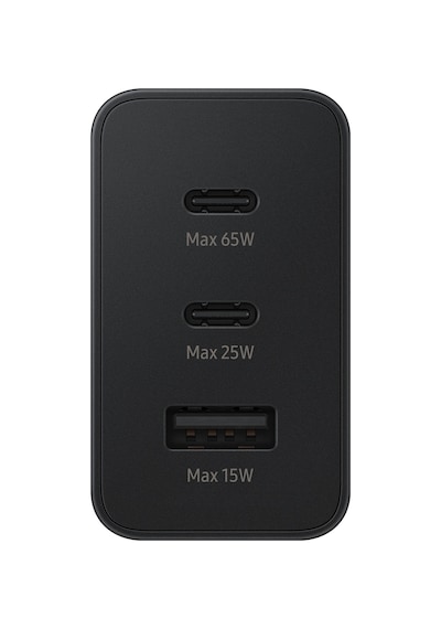 Samsung Uyumlu Type C & Type A Hızlı Şarj Aleti Üçlü (65W - 25W - 15W)