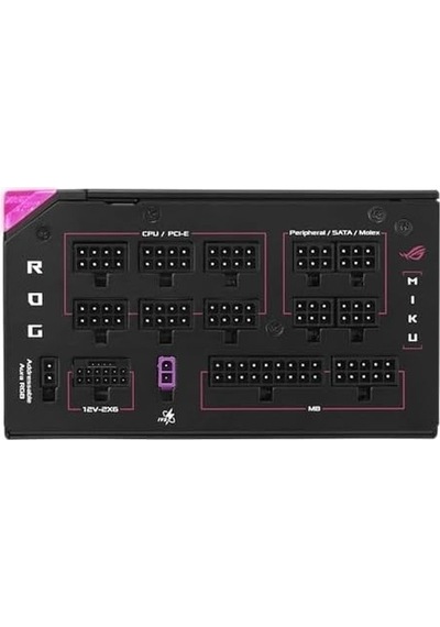 Rog-thor-1200p3-mıku 1200w 80+ Platinum 135mm Full Modüler Gaming Oyuncu Güç Kaynağı