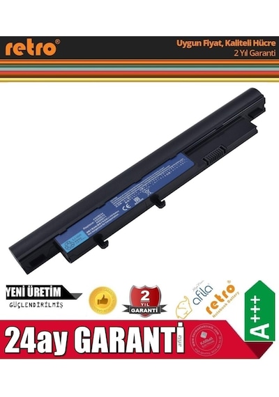 Acer Uyumlu Aspire 5810TZ-413G25MN Notebook Bataryası - Pili (9Cell)