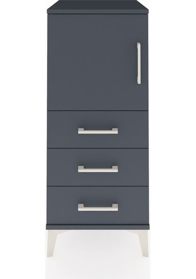 Hyperion Komodin 2 Raflı 3 Çekmeceli Tek Kapaklı 44x44x106 An... Antrasit