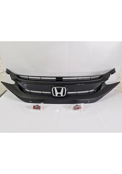 Honda Civic Fc5 Ön Panjur Sensör Delikli Siyah Sıfır 2019-2021