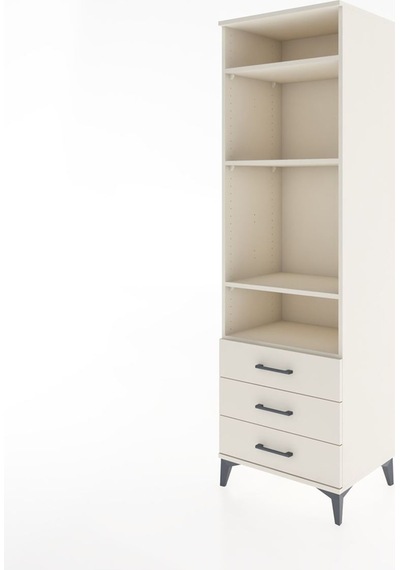 Hyperion Dolap 4 Raflı 3 Çekmeceli 60x44x195 Aytaşı-aytaşı Aytaşı