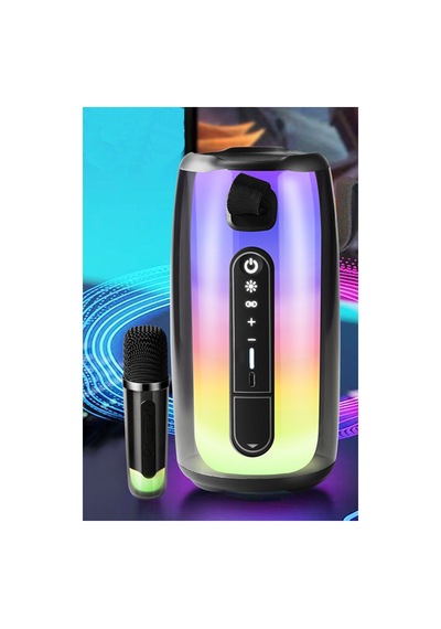 Hemengo Pluse 7 Mikrofonlu Rgb Kablosuz Hoparlör - Beyaz Hmngobzs