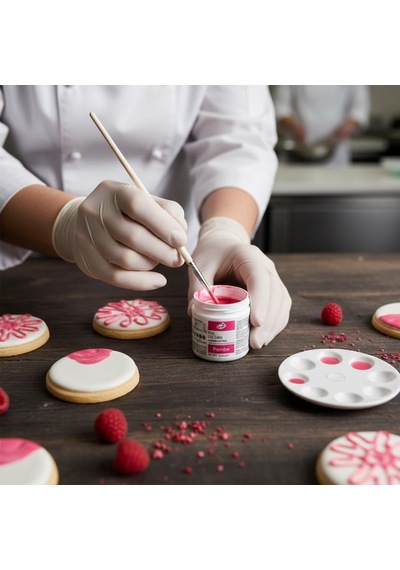 Pembe Jel Boya 30 Gr Konsantre Jel Gıda Boyası