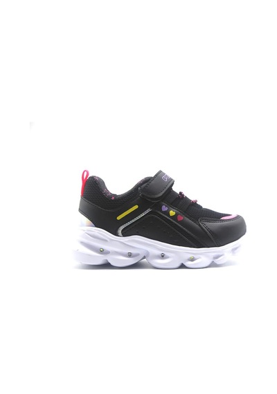 Pepino 1429 Unisex Çocuk Spor Ayakkabı Siyah - Gümüş