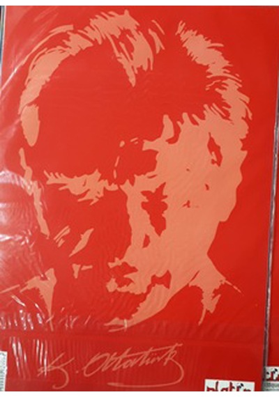 Atatürk Posteri 20 CM x 30 CM 12 Değişik Adetli Paket