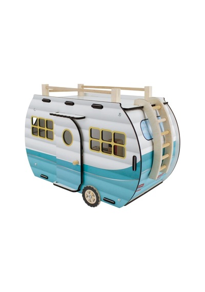 ÇG95 Ahşap Karavan Turkuaz -Okutan