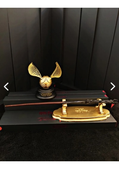 Harry Potter Golden Snitch Top Ve Standlı Asa Seti