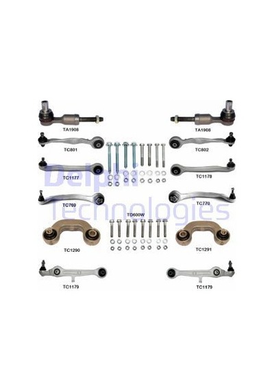 DELPHI TC1500KIT On Alt Takim Set-Rot Basi & Aski Rotu Dahil (Audi A4 00-08) 8E0407151M (WF991633)