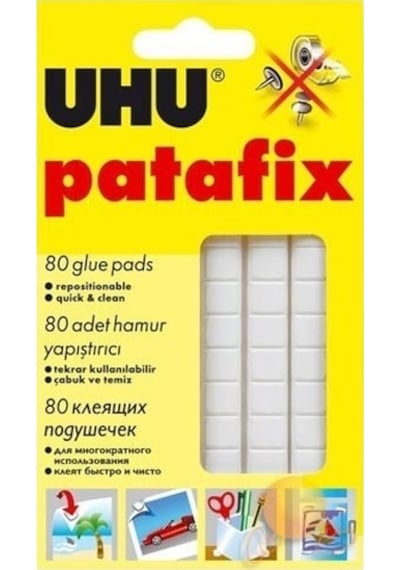 Uhu Yapıştırıcı Tac Patafıx Beyaz 41710 (553628866)