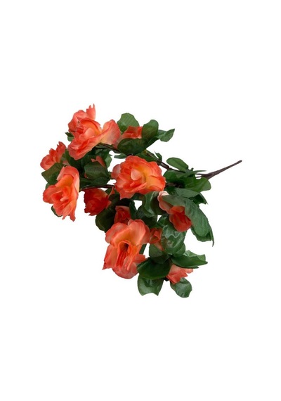Yapay Çiçek Somon Açelya Demeti 7 Dallı 33x20Cm