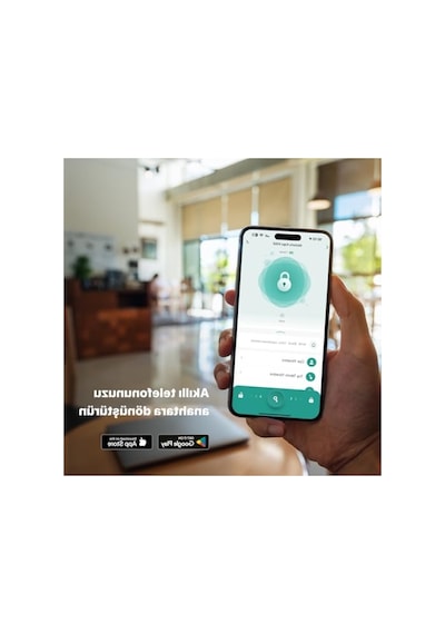 Akıllı Parmak İzi Ve Şifreli Motorlu Kapı Kilidi Wi-fi Kontrol İle Kolay Kurulum