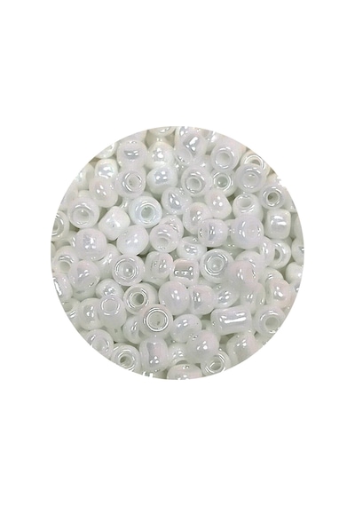 Dökme Cam Kum Boncuk 8/0 3 Mm - 20 Gram - İnci Beyaz - Bnc145