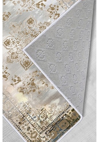 Rovigo Home Dijital Baskı Kaymaz Taban Salon Halısı Rvg1505 Çok Renkli
