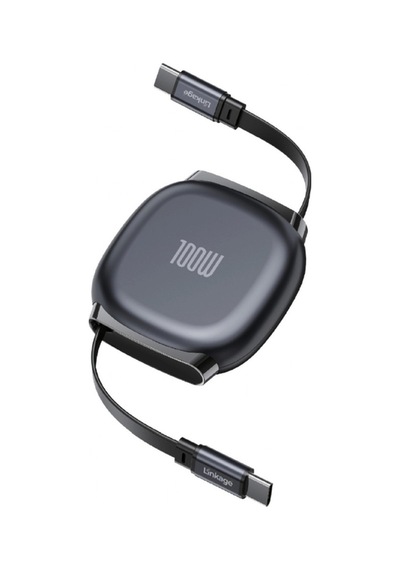 Lkcb-61 Pd 100w 3a, 1metre Usb-c Den C Ye Geri Çekilebilir Şarj Kablosu