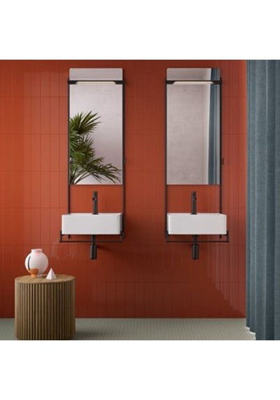 VitrA 7.5x30 Mode Fon Lava Kırmızı Parlak Duvar Karosu K948405sr001vte0