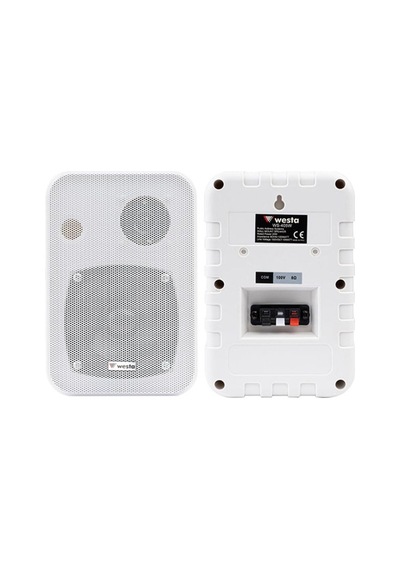 Westa Ws-405w Beyaz 10 Cm Trafolu 10w 100v Duvar Tipi 2'li Sütun Hoparlör