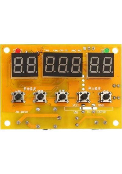 Xh-w1411 Dijital Termostat Zamanlayıcı Modül Kuluçka Pet Akvaryum Isıtıcı Soğutucu Kontrol Cihazı