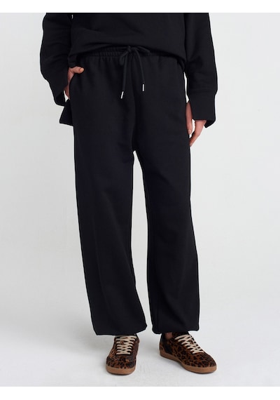 Dilvin 70458 Basic Jogger Pantolon Siyah
