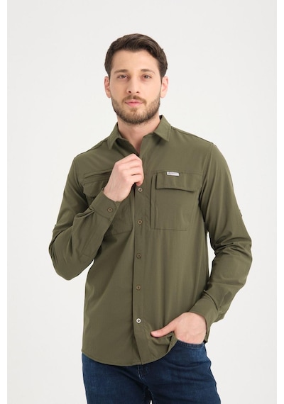 Tad Gear Taktikal Cepli Likralı Gömlek Yeşilr Yeşil