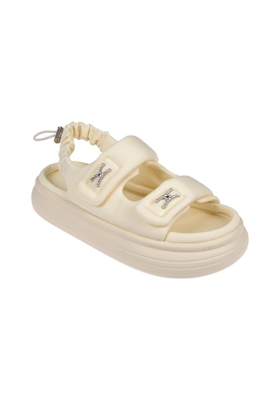 Guja Comfort Cırtlı Kadın Sandalet Gj-413-1 Bej Bej