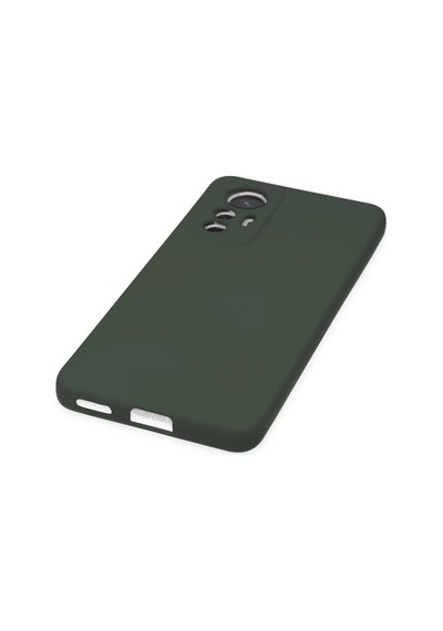 Uryport Xiaomi Mi 12 Lite Kılıf Nano İçi Kadife Silikon - Koyu Yeşil