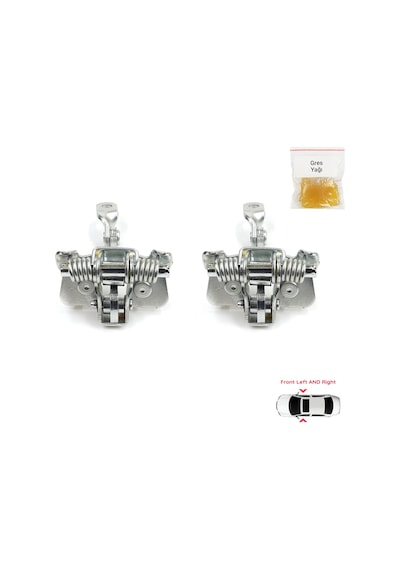 Peugeot 206 206+ Hb Cc Sw İçin 2x Ön Kapı Gergi Yayı 9181c8