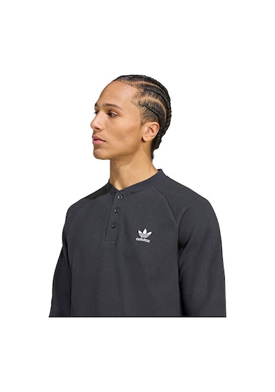 Adidas Essentials Ls Erkek Günlük Sweatshirts Jw1050 Siyah