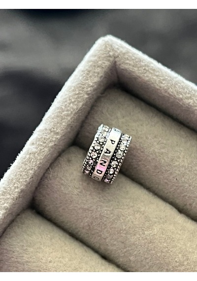Logolu Charm Gümüş Kaplama