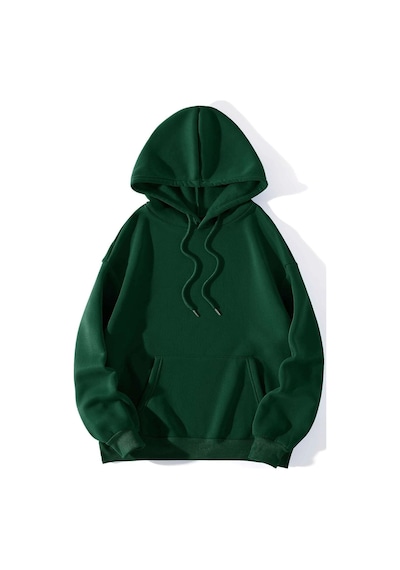 Uyguntarz Unisex Oversize Love Yourself Baskılı Sweatshirt Yeşil